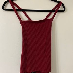 Reformation strappy back top